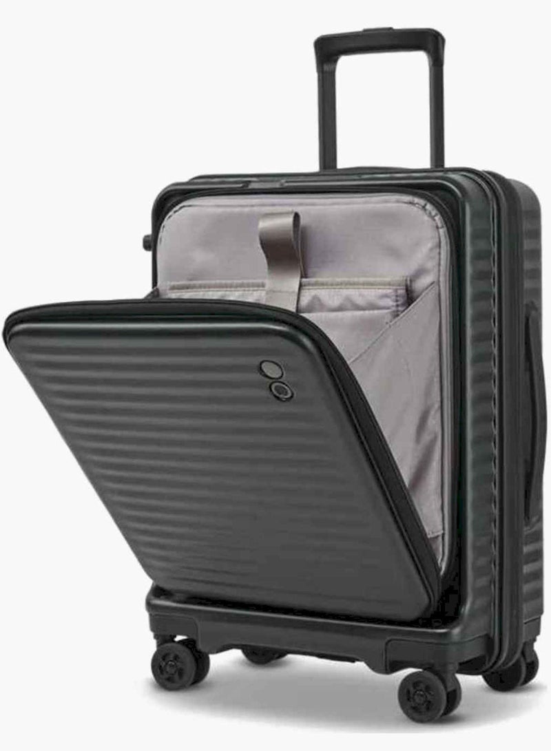 Echolac Celestra FA+ 54 Cm 4-Double Wheeled Hardcase Expandable Cabin Luggage Trolley Case - Dark Grey - Image 5